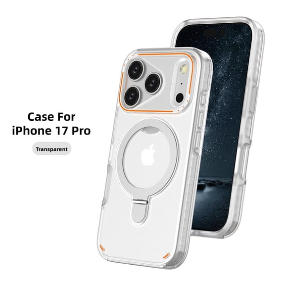 Compatible with iPhone 17 magnetic phone case, 17 AIR car magnetic navigation phone case, office desktop case.