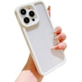 thumbnail image 1 of Compatible with iPhone Case,Candy Color Bumper Clear Full Body Protection Soft Shockproof Cover Phone Case (White,iPhone 14), 1 of 6