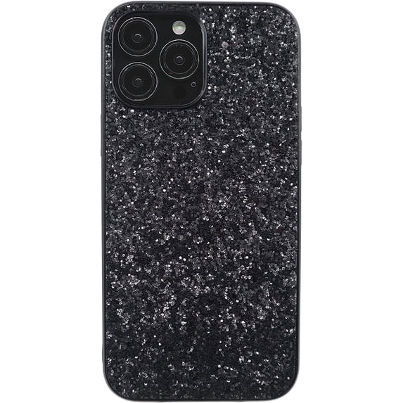 Compatible with iPhone Case,Crystal Diamond Glitter Bling Sparkly Soft Shockproof Cover for Women Girls Phone Case (Black,iPhone 11)