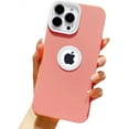 thumbnail image 1 of Compatible with iPhone Case,Cute Matte Liquid Silicone Logo Window [ Drop & Camera Lens Protection] Shockproof Cover Phone Case (Orange,iPhone 14), 1 of 6