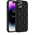thumbnail image 1 of Compatible with iPhone Case,[ Drop Protection] 3D Cloud Pattern TPU Full Body Protection Soft Shockproof Cover Phone Case (Black,iPhone 15 Plus), 1 of 7