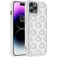 thumbnail image 1 of Compatible with iPhone Case,[ Drop Protection] 3D Cloud Pattern TPU Full Body Protection Soft Shockproof Cover Phone Case (White,iPhone 14 Pro Max), 1 of 7