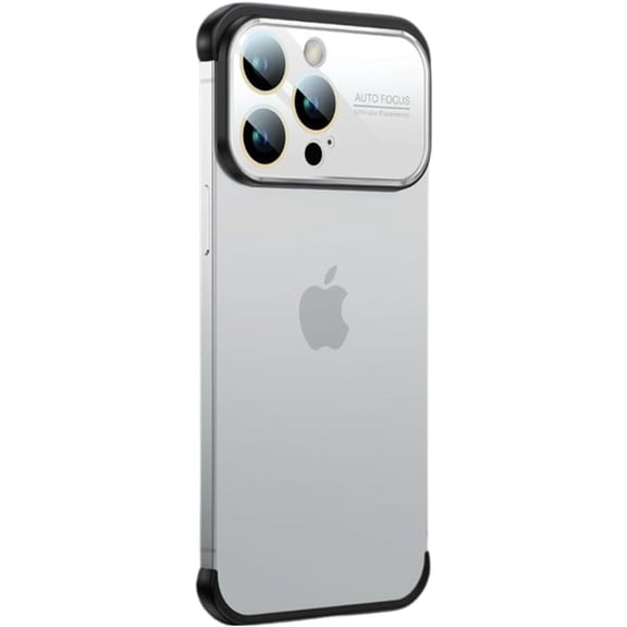 Compatible with iPhone Case,Frameless Design [Large Viewport Design & Camera Lens Protection] Soft Shockproof Cover Phone Case (White,iPhone 13)