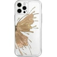 thumbnail image 1 of Compatible with iPhone Case,Glitter Butterfly Clear [Not Yellowing] Full Body Protection Soft Shockproof Cover Phone Case (Gold,iPhone 13 Pro), 1 of 6