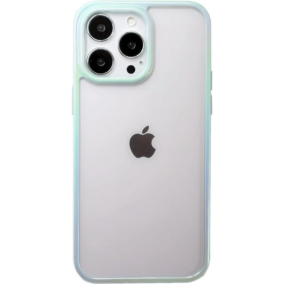 Compatible with iPhone Case,Luxury Colored Border Frame Edge Clear Soft Shockproof Cover Women Girls Phone Case (Green,iPhone 11 Pro Max)