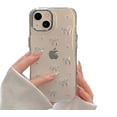thumbnail image 1 of Compatible with iPhone Case,Luxury Glitter 3D Metal Bowknot,Clear Full Body Protection Soft Shockproof Cover Phone Case (White,iPhone 12), 1 of 6