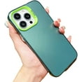 thumbnail image 1 of Compatible with iPhone Case,Matte Anti-Slip [ Drop & Full Body Protection] Soft Shockproof Cover Phone Case (Green,iPhone 12 Pro), 1 of 6