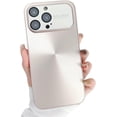 thumbnail image 1 of Compatible with iPhone Case,Matte CD Pattern Aurora Laser Camera Lens Protection Soft Shockproof Cover Phone Case (Gold,iPhone 14), 1 of 6