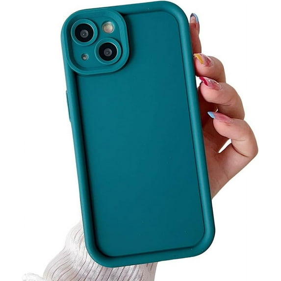 Compatible with iPhone Case,Matte Slim & Tough, Pocket Friendly Camera Lens Protection Soft Shockproof Cover Phone Case (Blue,iPhone 12 Pro)