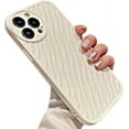 thumbnail image 1 of Compatible with iPhone Case,Water Ripple Curly Wave Pattern Camera Lens Protection Soft Shockproof Cover Phone Case (White,iPhone 13 Pro), 1 of 6