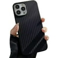 thumbnail image 1 of Compatible with iPhone Case,Weaving Chevron Herringbone Pattern Protection Soft Shockproof Cover Phone Case (Black,iPhone 12 Pro), 1 of 6