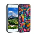 thumbnail image 1 of Compatible with iPhone SE 2020 Phone Case, Vibrant-fiesta-party-symbols-2 Case Silicone Protective for Teen Girl Boy Case for iPhone SE 2020, 1 of 1