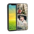thumbnail image 1 of Compatible with iPhone X Phone Case, Vintage-postcard-stamps-1 Case Silicone Protective for Teen Girl Boy Case for iPhone X, 1 of 1