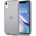 thumbnail image 1 of Compatible with iPhone XR Case Clear Soft Transparent Shockproof Protective Slim Thin Bumper Phone Cover for iPhone XR, Clear Black, 1 of 7