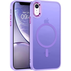 Compatible with iPhone XR Case Compatible with MagSafe iPhone XR Magnetic Case Slim Translucent Matte Light Purple