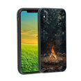 thumbnail image 1 of Compatible with iPhone XS Max Phone Case, Rustic-forest-campfire-scenes-2 Case Silicone Protective for Teen Girl Boy Case for iPhone XS Max, 1 of 1