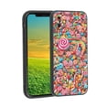 thumbnail image 1 of Compatible with iPhone XS Max Phone Case, Whimsical-candy-land-patterns-6 Case Silicone Protective for Teen Girl Boy Case for iPhone XS Max, 1 of 1