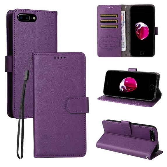 Compatible with iphone 7 Plus/8 Plus Case Crad Slot Wallet Wireless Charging Magnetic Car Mount