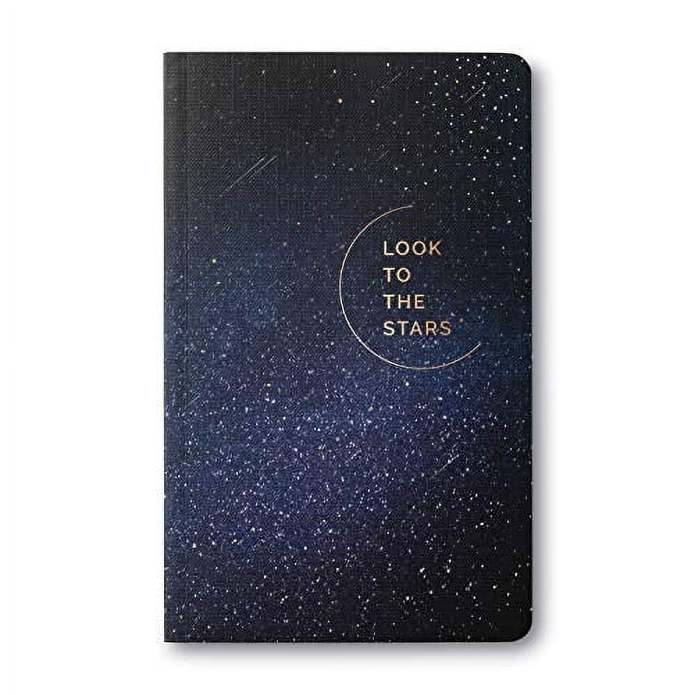 Compendium Softcover Journal - Look to the Stars A Write Now Journal with 128 Lined Pages, 5W x 8H