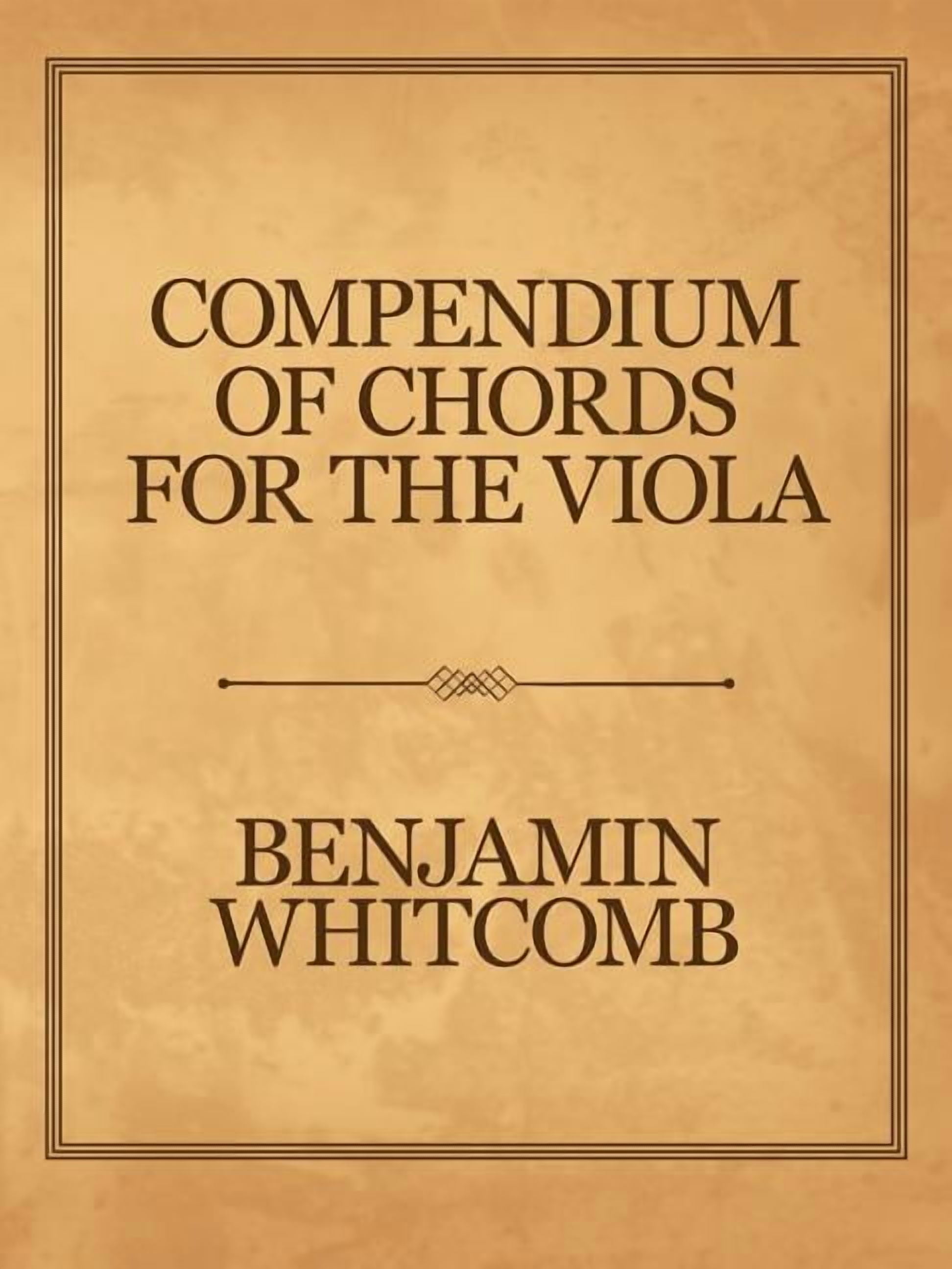 Compendium of Chords for the Viola, (Paperback)
