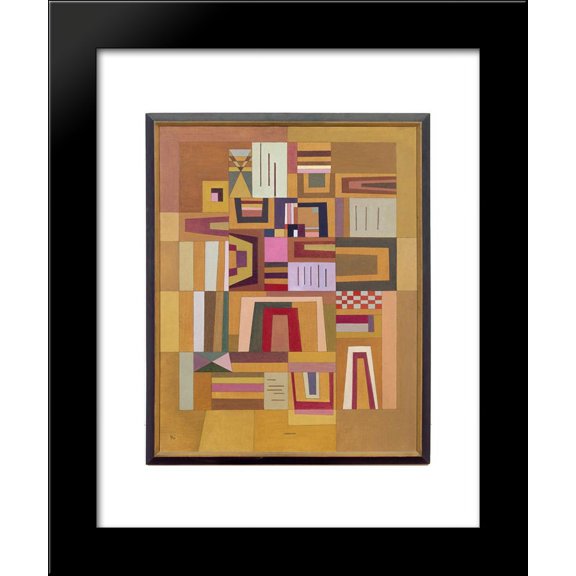 Compensation rose 20x24 Framed Art Print by Wassily Kandinsky