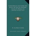 thumbnail image 1 of Competence Judiciaire Des Juges de Paix En Matiere Civile Et Penale V2: Matieres Penales (1876) Paperback, 1 of 1