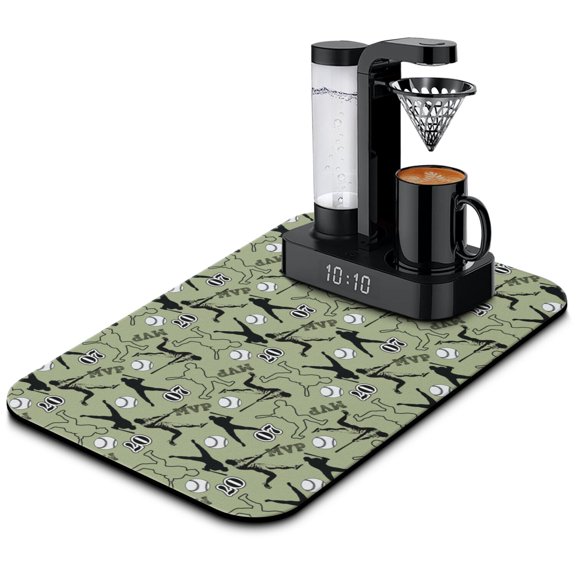 Competition Dish Drying Mat, Basketball Volleyball Tennis Absorbent Kitchen Mat, Athletic Gift Design
