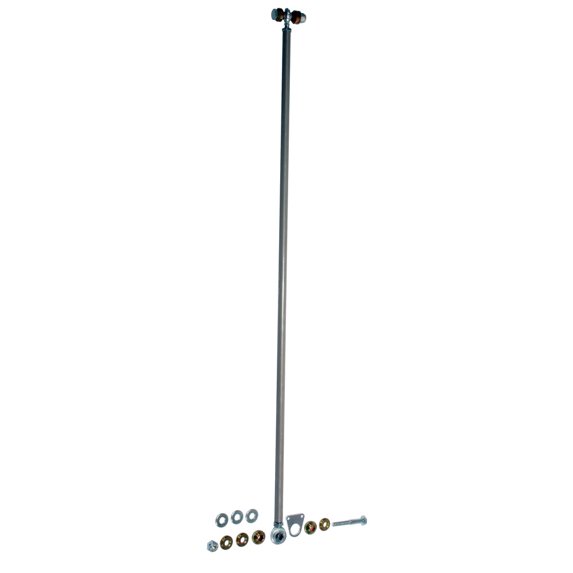Competition Engineering C3465 Throttle Linkage - 23 in Long Rod - 2 Rod Ends - Aluminum - Natural - Universal - Kit