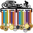 thumbnail image 1 of Competition Medal Holder Cycling Theme Medals Display Frame Mountain Biking Iron Medal Hook for Competition Medal Holder Display Wall Hanging, 1 of 9