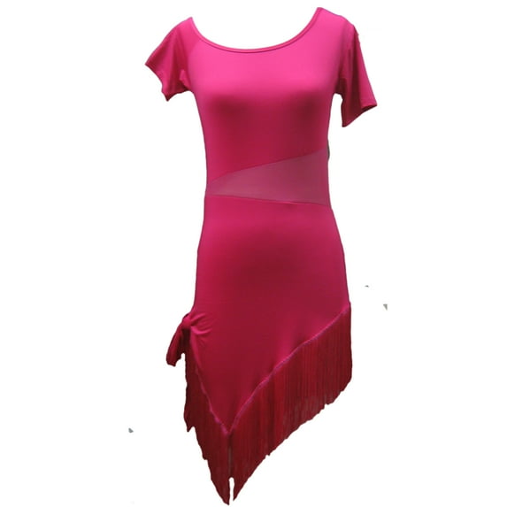 Competition Performance for Jazz Rhythm Cha Cha Latin Salsa Dance Team Rose Red