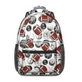 thumbnail image 1 of Competition Ready Backpack for Teens - Waterproof & Lightweight with Sports Team Prints - Breathable Shoulder Straps for School & Training, 1 of 6