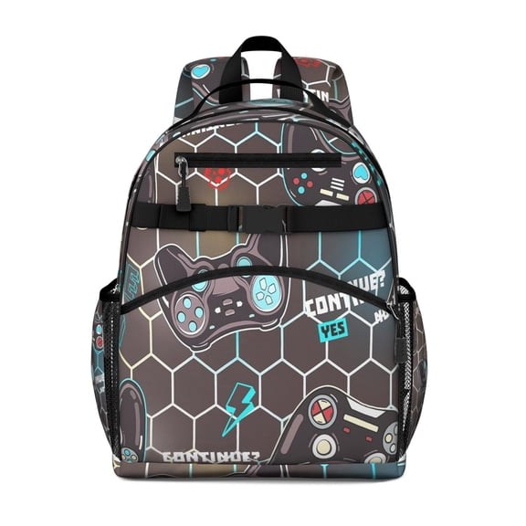 Competition School Backpack Adjustable Padded Straps Chest Strap Water-Resistant Bookbag For Elementary Students