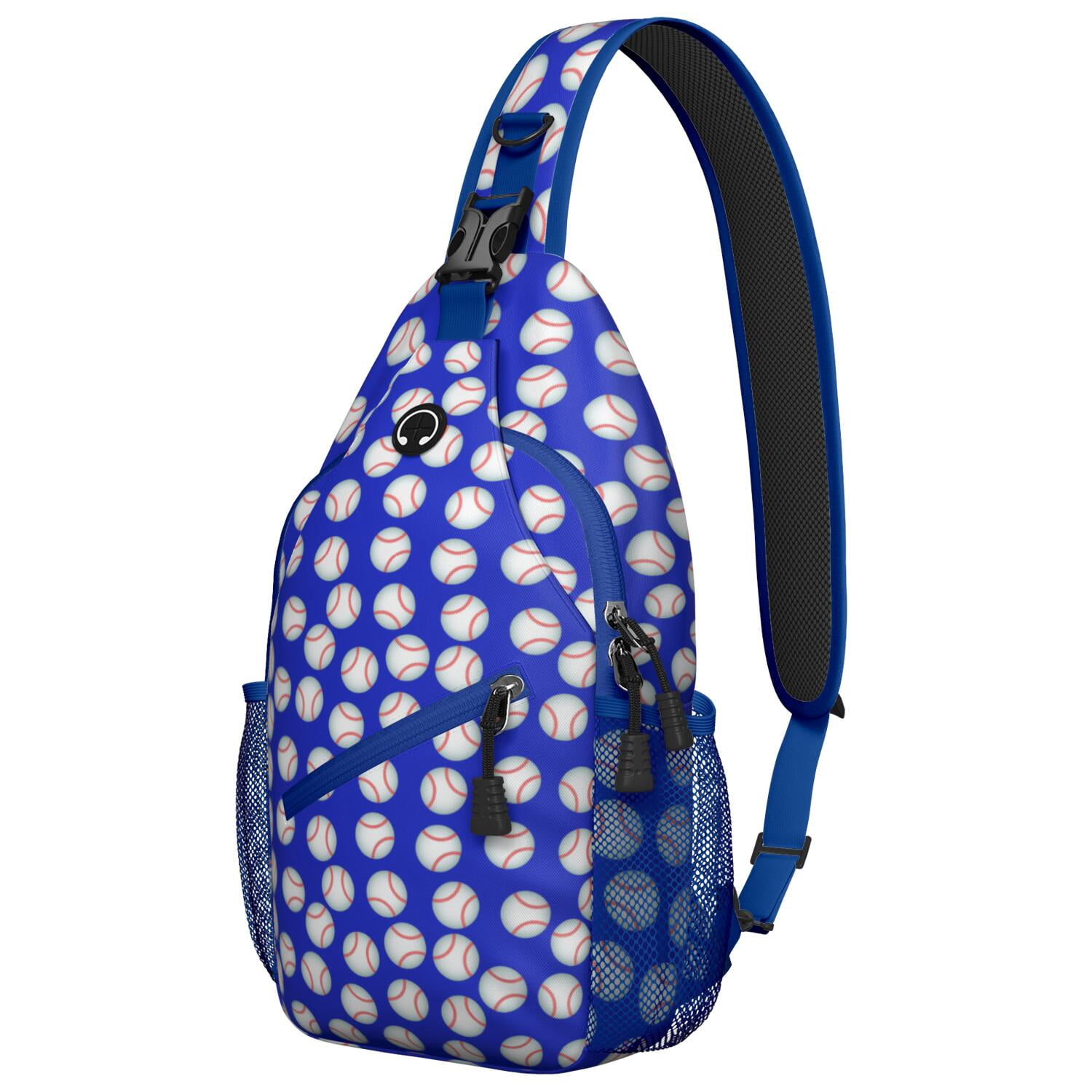 Competition Shoulder Backpack Spacious Sling Bag with Volleyball Print, Anti-Theft Pocket Travel-Ready for Athletes, Outdoor Enthusiasts