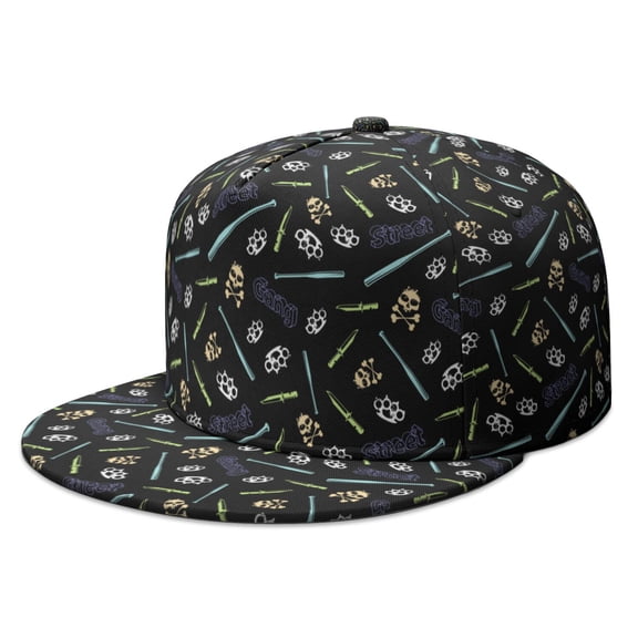 Competition Snapback Hat - Flat Brim Baseball Cap for Men, Women, Teens - Durable Fabric & Street-Ready Design