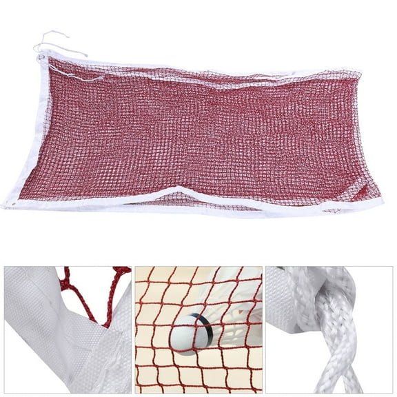 Competition,Standard Badminton Net, Foldable, Waterproof Canvas Sides, 50cm Ropes, Perfect For Outdoor Play!