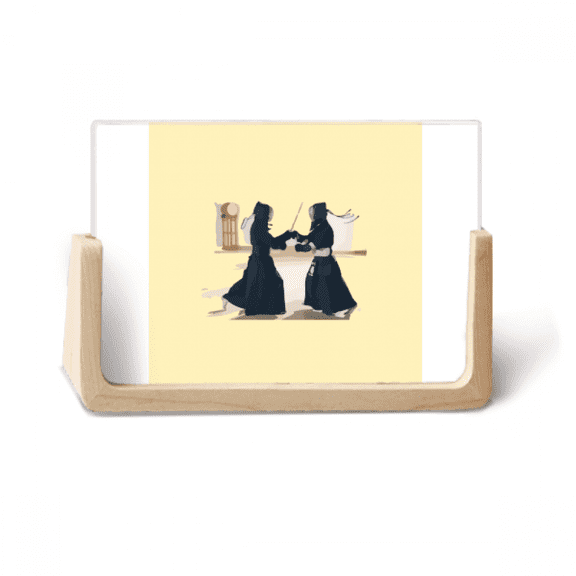 Competitive Equipment Martial Kendo Photo Wooden Photo Frame Tabletop Display