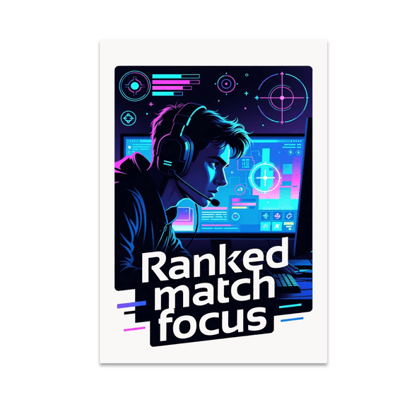 Competitive Gaming Wall Art - Gamer Enthusiast - 13x19 Poster Print