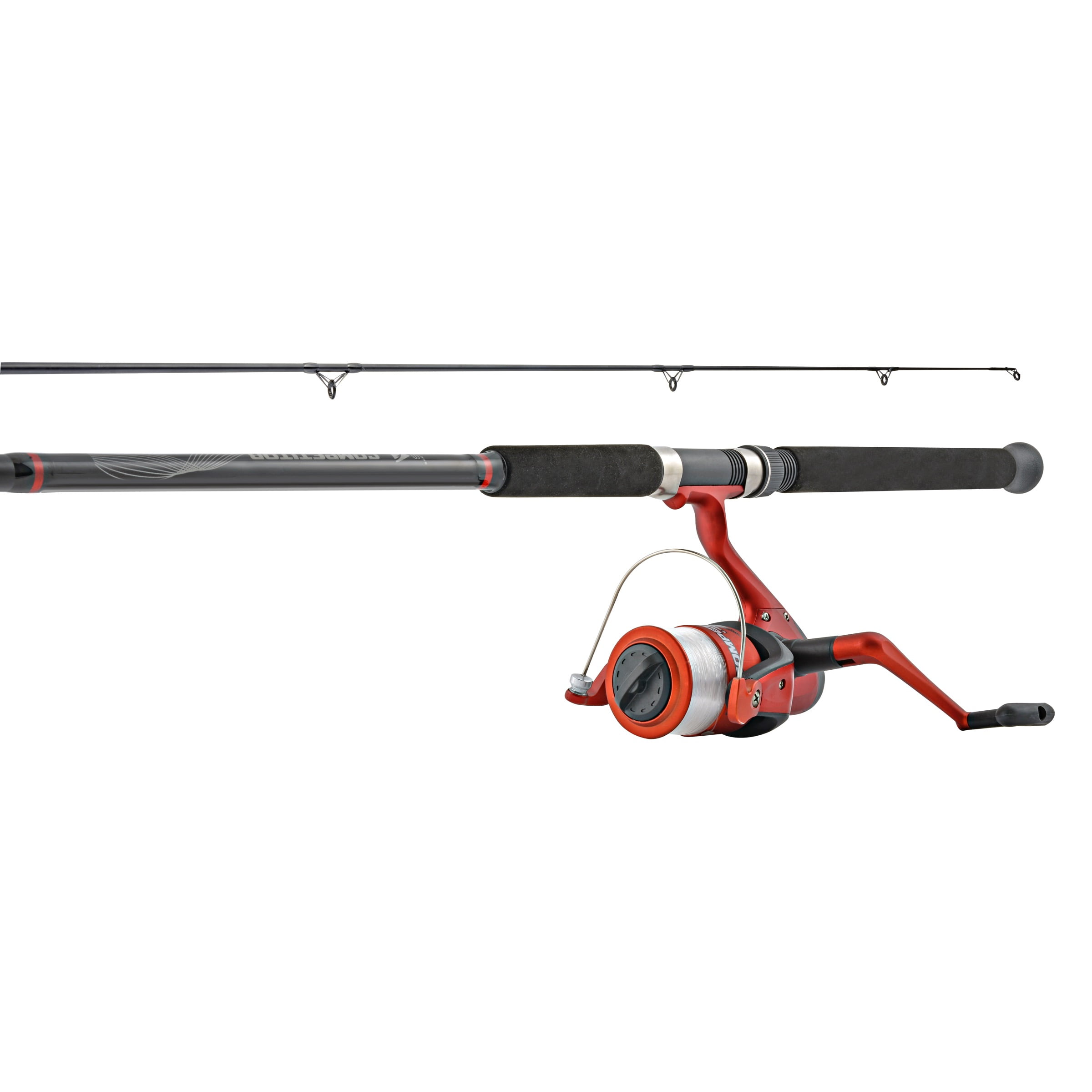 7 Ft. Fiberglass Fishing Rod & Spinning Reel Combo for Big Water Game  Fishing