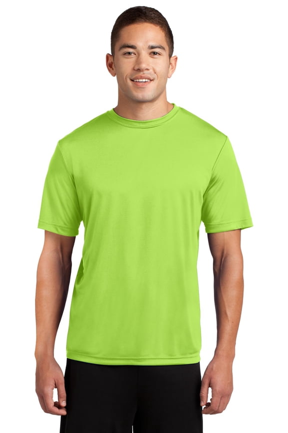 Competitor Tee. Lime Shock. XS