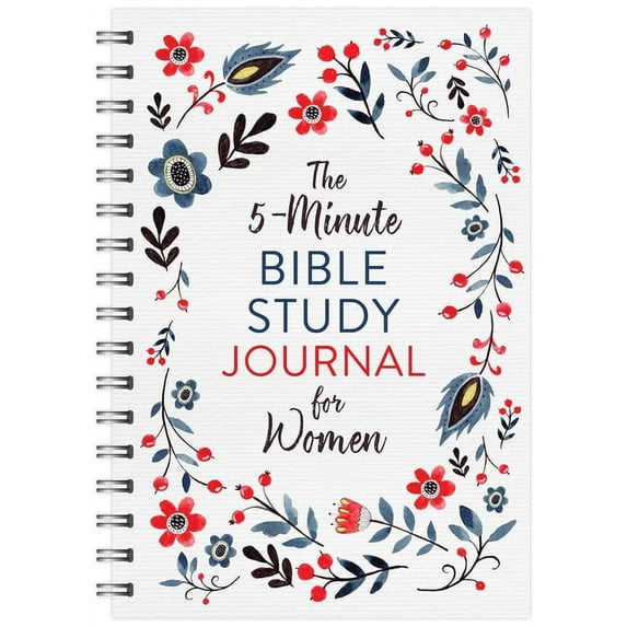 Compiled by Barbour Staff The 5-Minute Bible Study Spiral Bound Blank Diaries and Journals for Women, 192 Pages