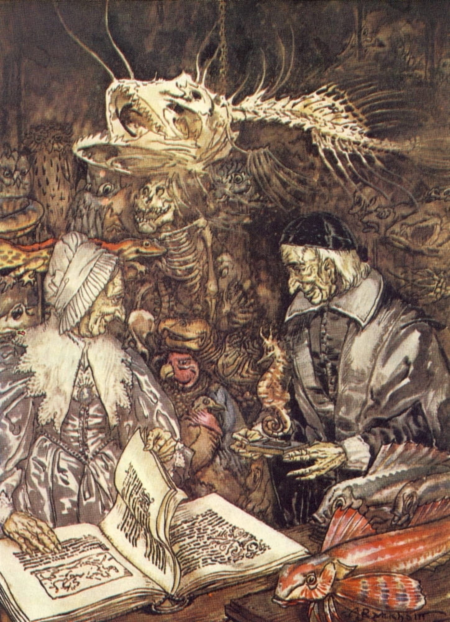 Compleat Angler 1931 Wonders you may now see Canvas Art - A Rackham (24 x 36)