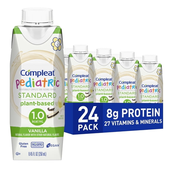 Compleat Pediatric Standard 1.0 Vanilla, 24ct