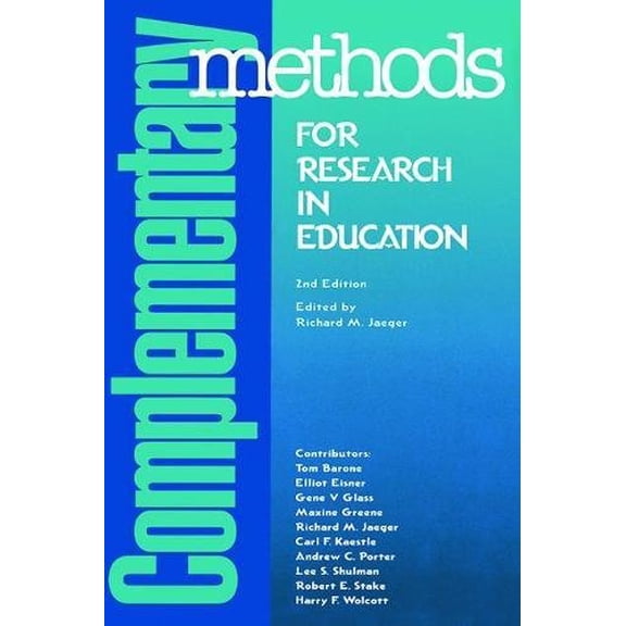 Pre-Owned Complementary Methods for Research in Education (Paperback) 0935302190 9780935302196