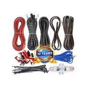 Complete 1500W 8 Gauge Car Amplifier Installation Wiring Kit Amp PK2 8 Ga Blue