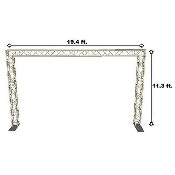 19ft Complete Square Aluminum Arch Truss Goal Post System for DJ Lights — free download