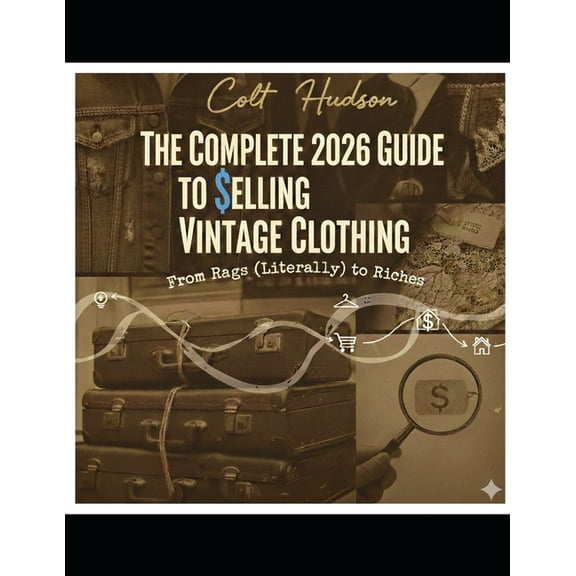 Complete 2026 Guide to Selling Vintage Clothing: From Rags (Literally) To Riches, (Paperback)