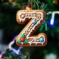 thumbnail image 1 of Complete 26-Letter Alphabet Christmas Ornament Set for Personalized Tree Decor, Durable Hanging Pendants Ideal for DIY Customization with Names, Initials, or Meaningful Words for Displays, 3.1in, Z, 1 of 5