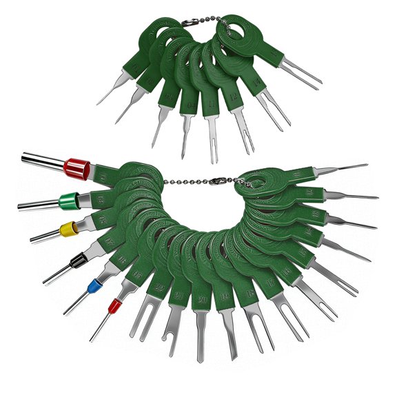 Complete 26Pc Auto Pin Extractors Set With Ergonomic Handle For Precisions Wire Work Electrical Connector Pin Removal Tool