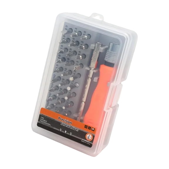 Complete 32 In 1 Screwdriver Set With Magnetic Absorption To Prevent Screw Loss&Ergonomic Handle For Comfort Durability