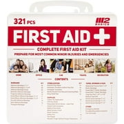 Complete 321 Piece Emergency First Aid Kit | Business & Home Medical Supplies